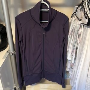 Lululemon Athletic Full Zip Jacket Womens Size 10 Blue Color!